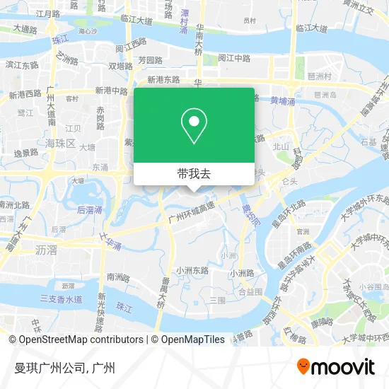 曼琪广州公司地图