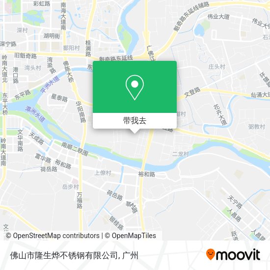 佛山市隆生烨不锈钢有限公司地图