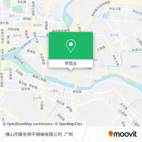 佛山市隆生烨不锈钢有限公司地图