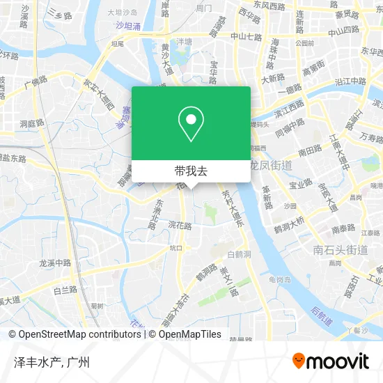 泽丰水产地图