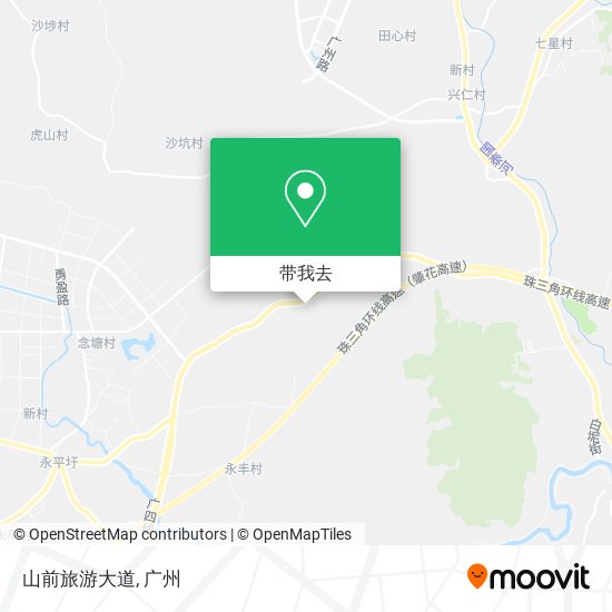 山前旅游大道地图