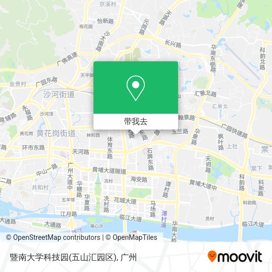 暨南大学科技园(五山汇园区)地图
