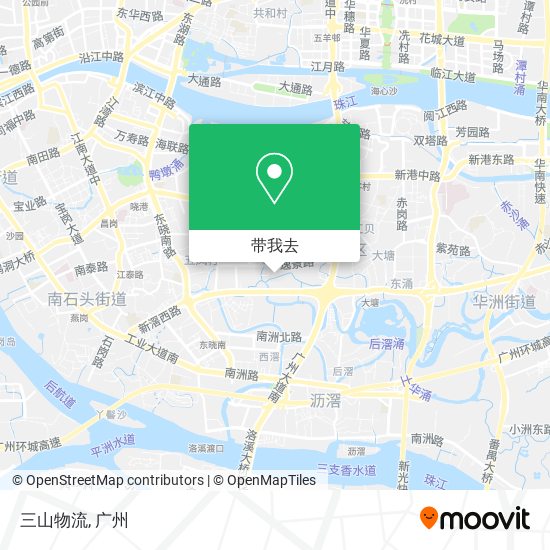三山物流地图