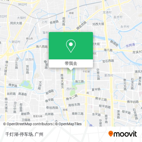 千灯湖-停车场地图