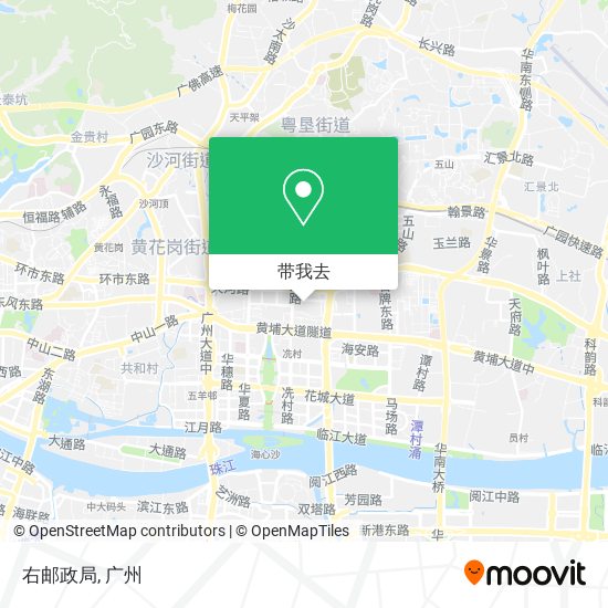 右邮政局地图