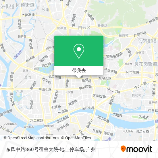 东风中路360号宿舍大院-地上停车场地图