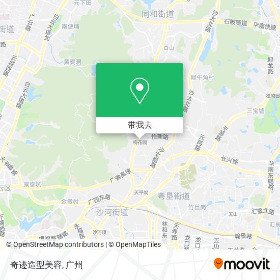 奇迹造型美容地图