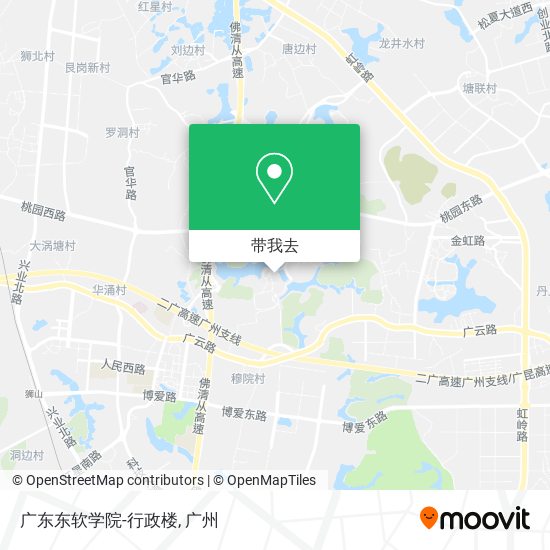 广东东软学院-行政楼地图