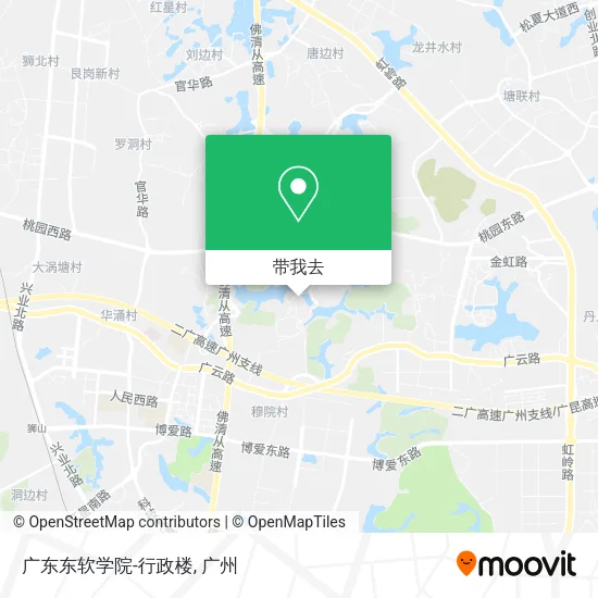 广东东软学院-行政楼地图