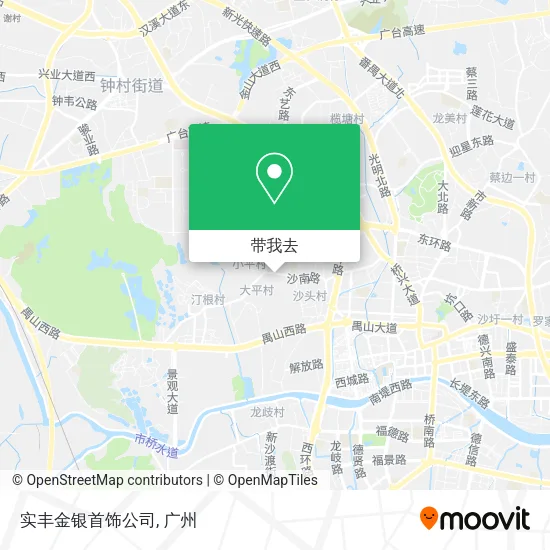 实丰金银首饰公司地图