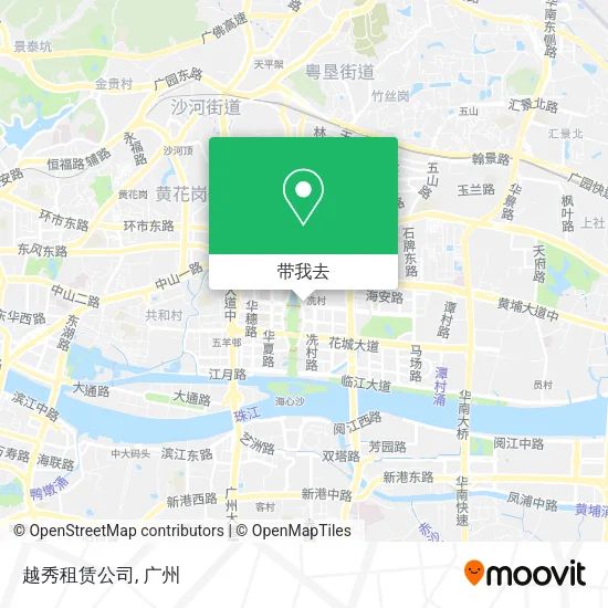 越秀租赁公司地图