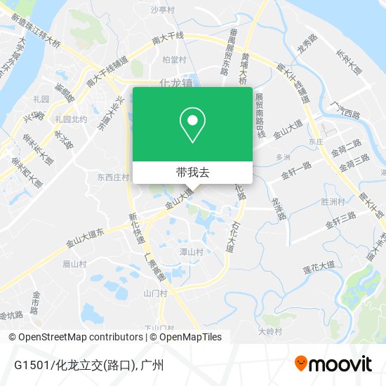 G1501/化龙立交(路口)地图