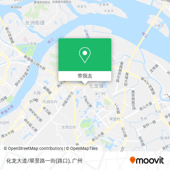 化龙大道/翠景路一街(路口)地图