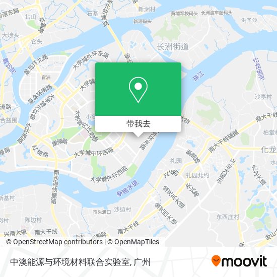 中澳能源与环境材料联合实验室地图