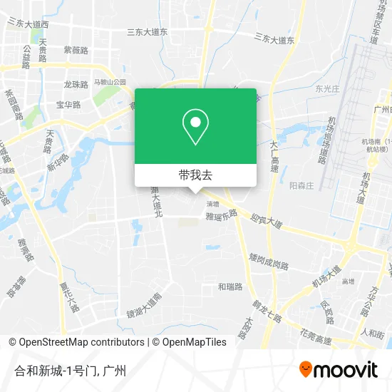 合和新城-1号门地图