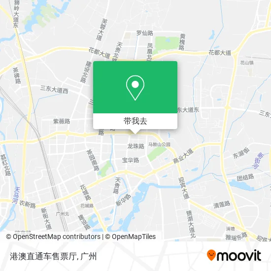 港澳直通车售票厅地图