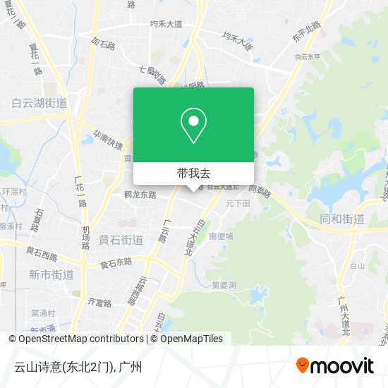 云山诗意(东北2门)地图