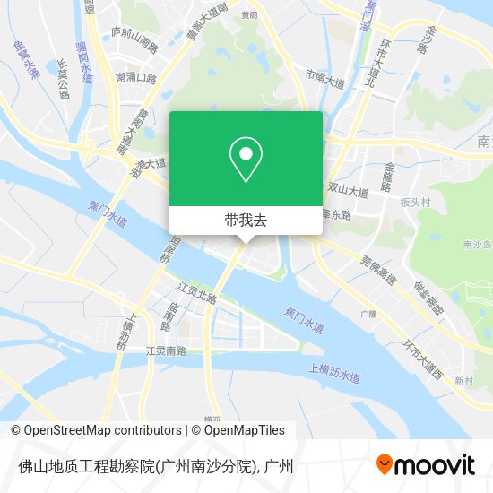 佛山地质工程勘察院(广州南沙分院)地图