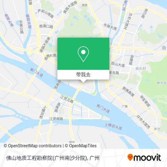 佛山地质工程勘察院(广州南沙分院)地图