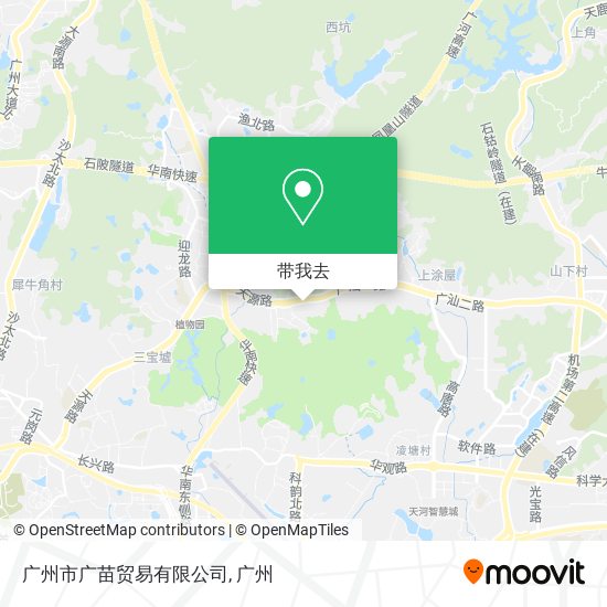 广州市广苗贸易有限公司地图