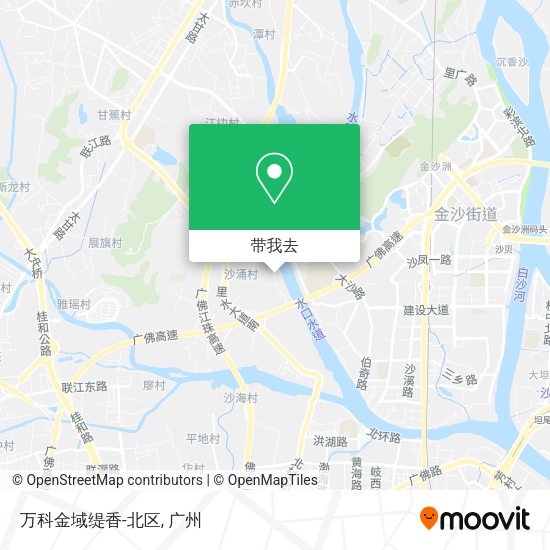 万科金域缇香-北区地图