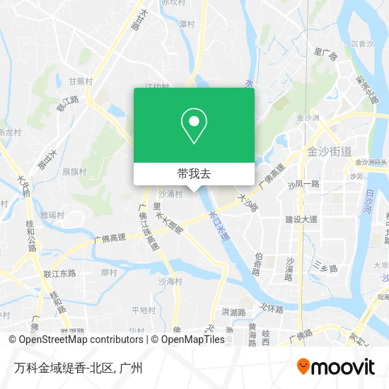 万科金域缇香-北区地图