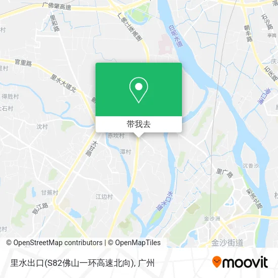 里水出口(S82佛山一环高速北向)地图