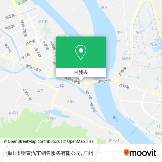 佛山市明泰汽车销售服务有限公司地图