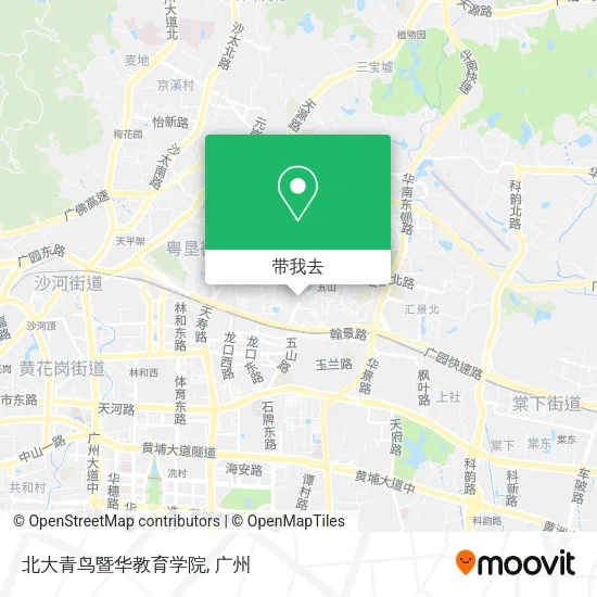 北大青鸟暨华教育学院地图