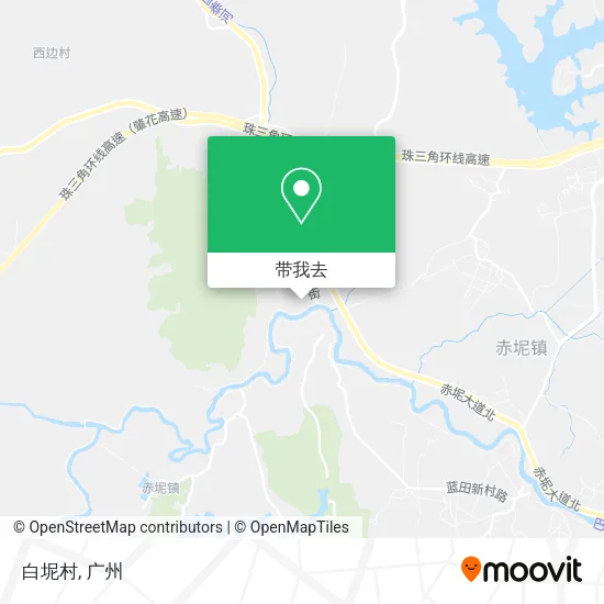 白坭村地图