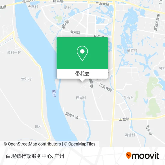 白坭镇行政服务中心地图