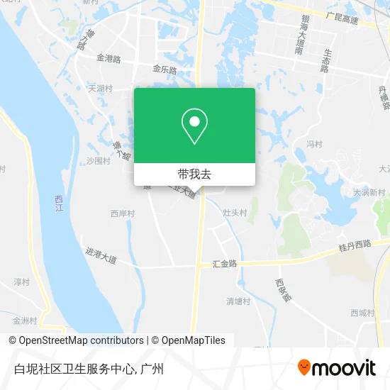 白坭社区卫生服务中心地图