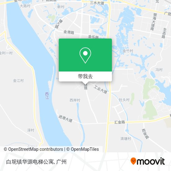 白坭镇华源电梯公寓地图