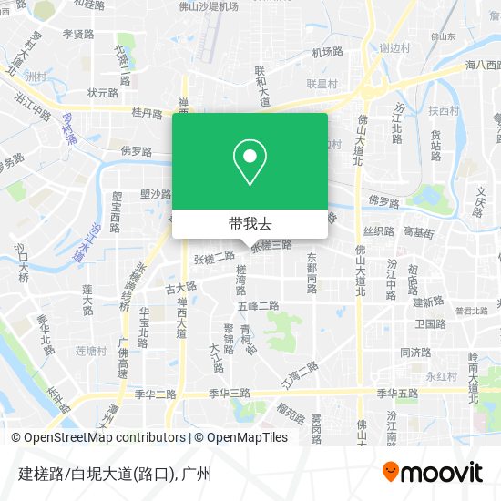建槎路/白坭大道(路口)地图