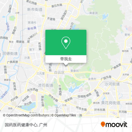 国药医药健康中心地图