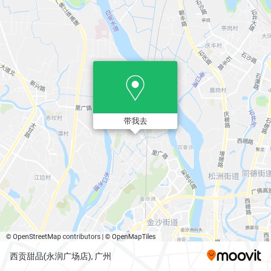 西贡甜品(永润广场店)地图