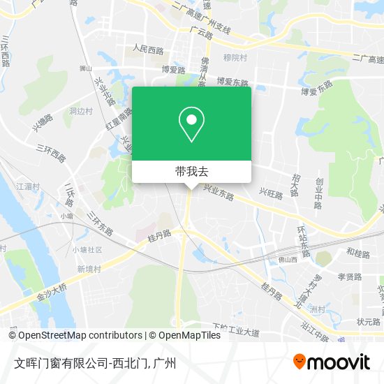 文晖门窗有限公司-西北门地图