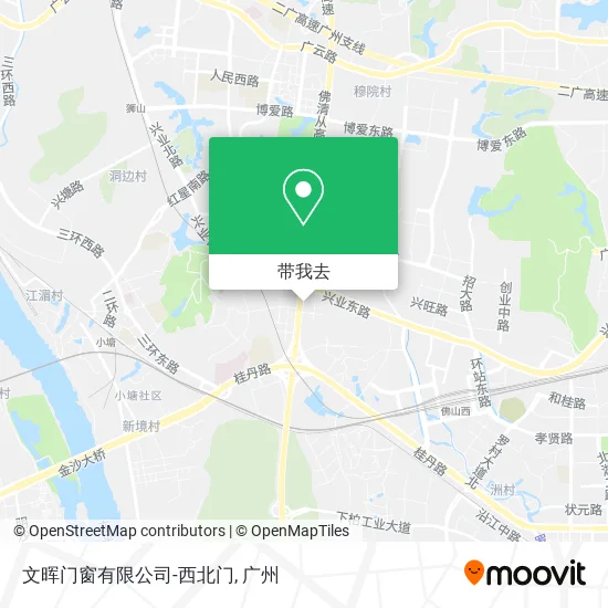 文晖门窗有限公司-西北门地图