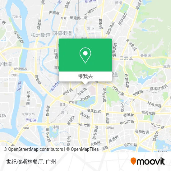 世纪穆斯林餐厅地图