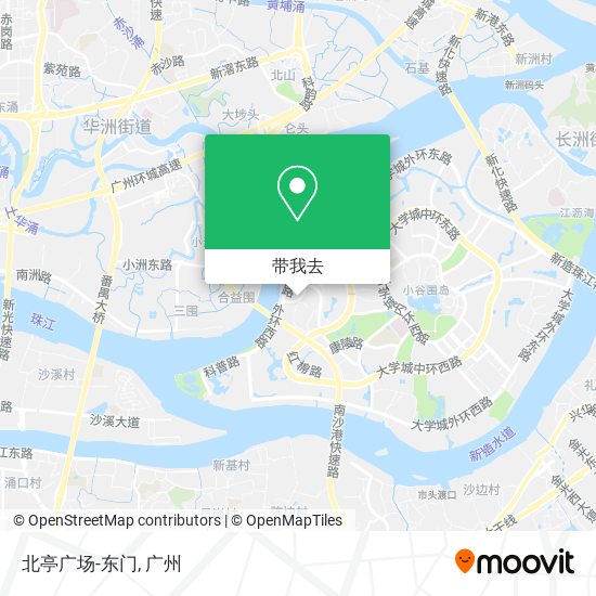 北亭广场-东门地图