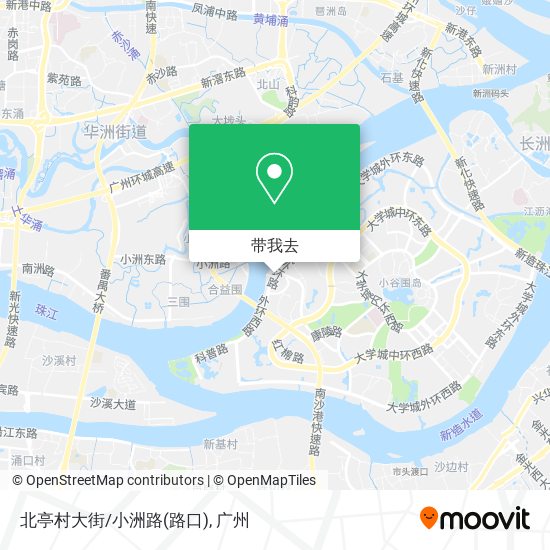 北亭村大街/小洲路(路口)地图