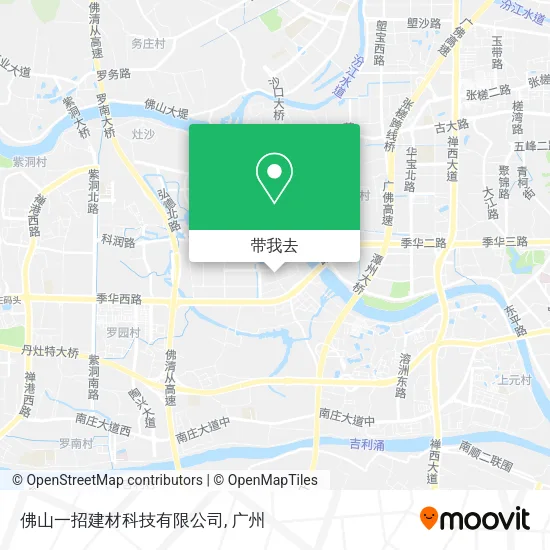 佛山一招建材科技有限公司地图