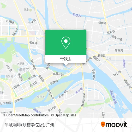 半坡咖啡(顺德学院店)地图