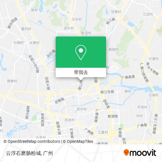 云浮石磨肠粉城地图