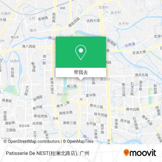 Patisserie De NEST(桂澜北路店)地图