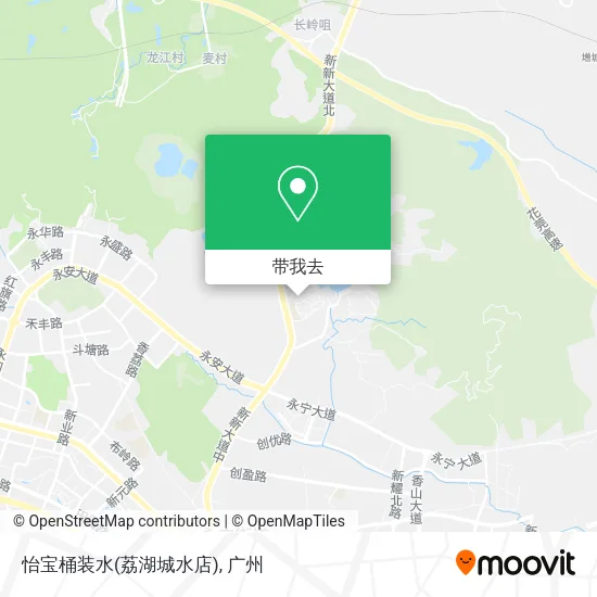 怡宝桶装水(荔湖城水店)地图