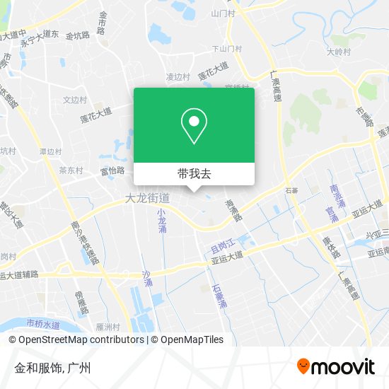 金和服饰地图
