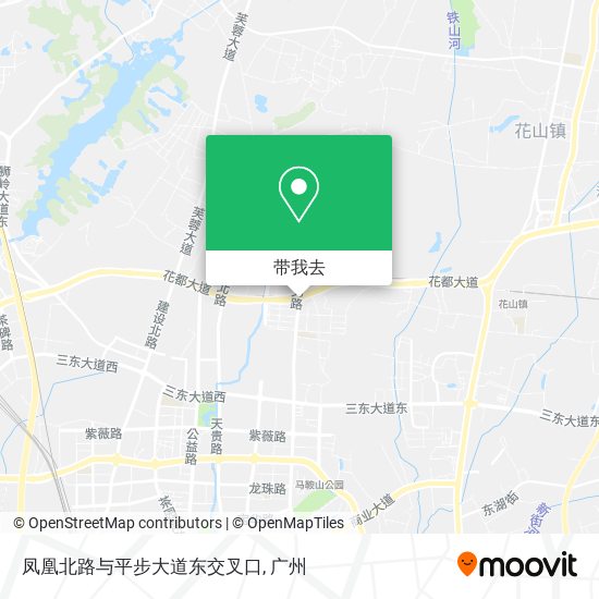 凤凰北路与平步大道东交叉口地图