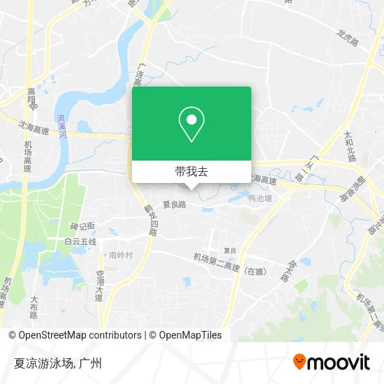 夏凉游泳场地图