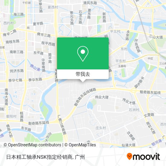 日本精工轴承NSK指定经销商地图